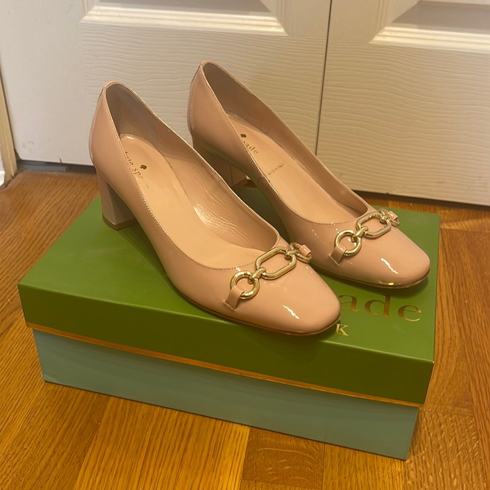 Kate Spade patent pale pink shoes *final sale*